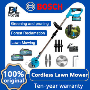 Original Bosch Mesin Rumput Grass Cutter 388VF Mesin Rumput Bateri Lawn Mowers Mesin Potong Rumput 割草机 1