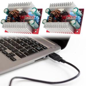 400W 15A Stepping Up Boost Converters Power Supply LED Driver Constant Current 8.5-50V to 10-60V Charging Adapter Stepping Up Module