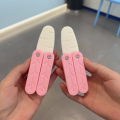 3D Carrot Butterfly Knife Unzip Toy Radish Knife. 