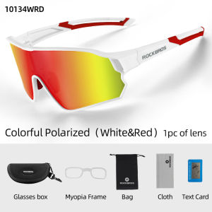 ROCKBROS Polarized Sunglasses Ultralight UV400 Protection Professional Cycling Eyewear Comfortable HD Vision Sports Glasses