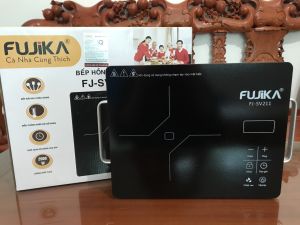 Bếp hồng ngoại 2000w Fujika FJ-SV211 mặt kính cường lực không kén nồi có thể nướng trực tiếp trên bếp