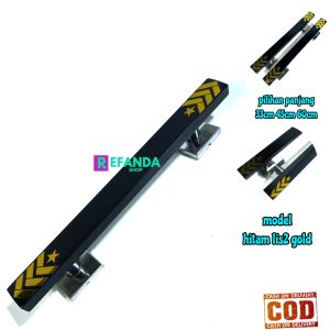 gagang pegangan handle tarikan pintu rumah minimalis panjang 33cm 45cmdm an 60cm bahan stainless untuk pintu depan dan kamar model geser dan tarik
