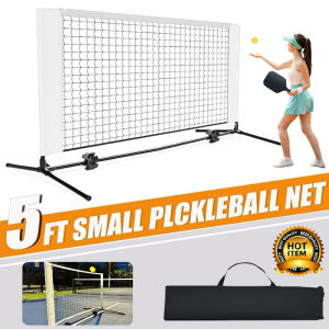 Mini Pickleball Net 3*5 FT Portable Outdoor & Indoor Easy  install Pickleball Nets BADMINTON VOLLEYBALL ENNIS