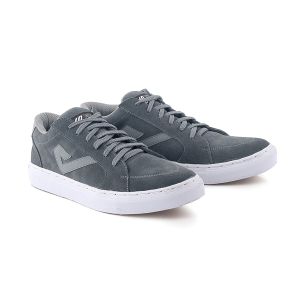 Sepatu Sneakers Pria Distro Grey Trendy Premium Kuzatura Casual Style