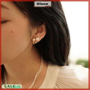 Follow Get New[Bloom Z] 2021 Korean Luxury Earrings for Women Fashion Simple Stud Ear Clip