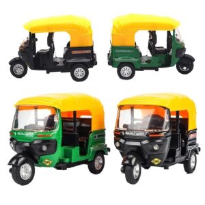LIEYH ตกแต่งบ้านสำนักงาน ของเล่นเกมงานอดิเรก ตกแต่งบ้านตุ๊กตา ของเล่นรถเล่น ชุดยานพาหนะ อุปกรณ์ตกแต่งตกแต่ง ของเล่นรถของเล่น รถสามล้อจำลองสถานการณ์ ของเล่นสามล้อ รถสามล้ออินเดียสามล้อ โมเดลรถสามล้อสามล้อ