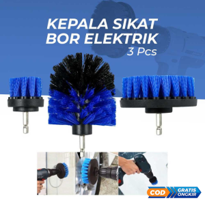 MSHIER Kepala Sikat Bor Elektrik Power Cleaning Brush Head 3PCS - DB003B
