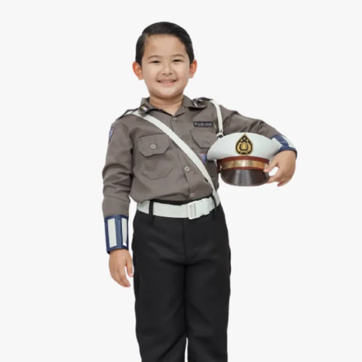 Baju Polisi Anak Baju Perwira/Baju Jendral Polisi Anak | Lazada Indonesia