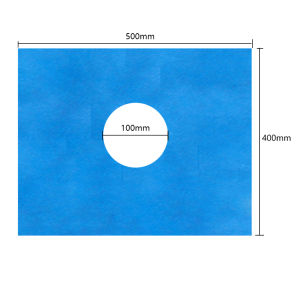 Surgical Drapes Surgical Sheet Blue Surgical Towel Non-woven Sterile Hole Sheet 500*400mm 600*500mm