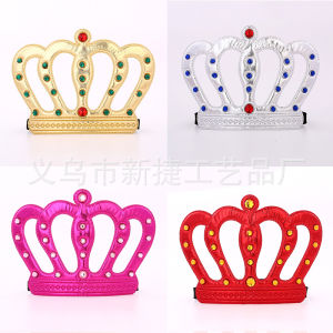 Direct Halloween Gold King Crown Cloth Elastic Kids Crown Birthday Headgear Dress Up