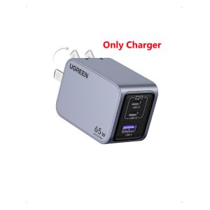 UGREEN 65W USB C Charger 3-Port Mini Foldable Fast Wall Charger Power Adapter