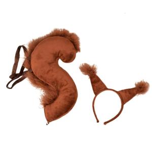 2pcs phim hoạt hình sóc tai hình dạng hairband màu Cosplay động vật đuôi Phụ kiện cho bé trai bé gái trẻ em Cài Tóc Dự Tiệc