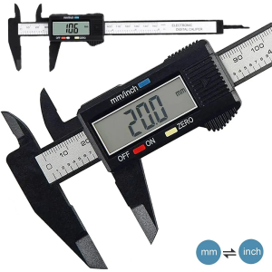 Digital Calipers 0-100/0-150mm LCD Electronic Vernier Caliper Carbon Fiber Micrometer Gauge