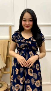 Longdress Incess Luna Maya Dress Bali Terviral 2022 Bahan Rayon Tebal Premium - Homewear by Muradha.id