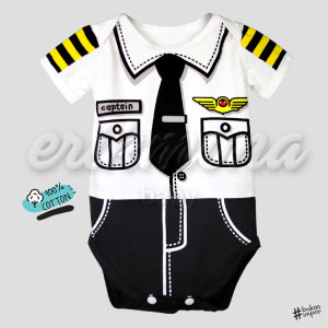 Baju Jumper Bayi Lucu Pilot Aviator oleh Ermon Baby