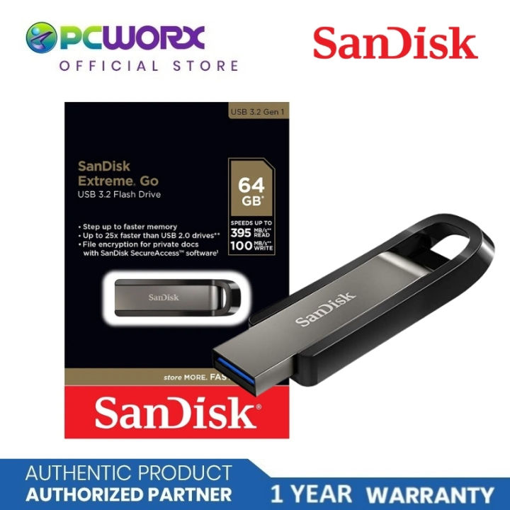Sandisk SDCZ810 64GB/ 128GB/ 256GB Extreme Go USB USB Lazada