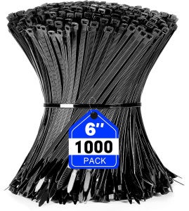 1000 Pieces  Cable Ties  Zip Ties for Home Office Garage and Workshop
