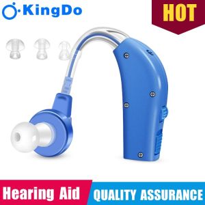 Rechargeable Hearing Aid Volume Adjustable Elderly Invisible Sound Amplifier Behind Ear Rechargeable Digital For Elder deaf-aid Adjustable Sound Voice Amplifier (suit for both ear) Set of One Rechargeable Hearing Aid