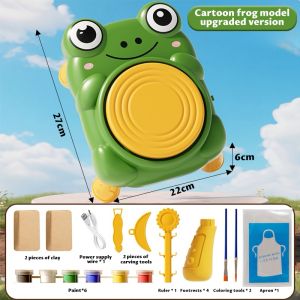 Childrens DIY pottery machine clay USB charging handmade craft boys and girls soft clay clay toys