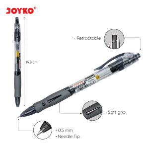 pulpen joyko gel gp-265 05mm pen joyko q gel 1pak isi 12