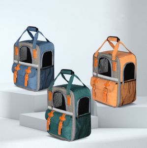 PE-370 กระเป๋าสัตว์เลี้ยง หมา แมว กระเป๋าเป๋สัตว์เลี้ยง แมว สุนัข กระเป๋าอวกาศ พกพา ราคาถูก พร้อมส่ง
