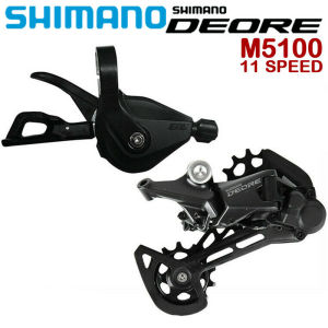SHIMANO DEORE M5100 Shifter Right M5100 M5120 Rear Derailleur 11 Speed MTB Mountain Bike Groupset 1x11S Bikes Parts