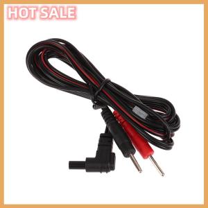 🔥🔥🔥dingdaocunz 2.35mm New Electrotherapy Electrode Lead Electric Shock Wires Cable For Massager Connection Cable Massage And Relaxation
