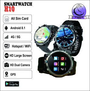 Smart Watch H10 1.39 inch Luxury Android 8.1 with GPS WIFI