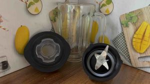 🍀Phụ kiện chính hãng🍀 Cối thuỷ tinh dao xay máy xay sinh tố Kangaroo KGBL600X