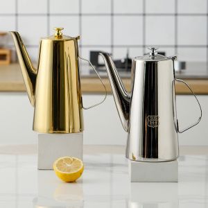 Bình đựng nước trà cafe bình châm nước ngọt bình châm trà dung tích 2 lít inox tốt đa năng vòi rót dài tiện dụng cao cấp