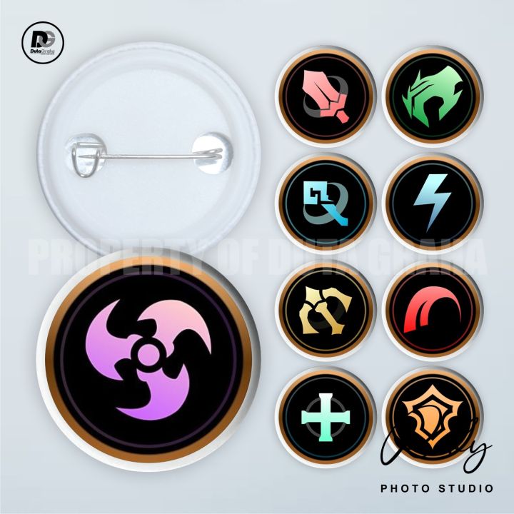 [PIN PRESS] TALENT MOBILE LEGENDS Pin Bros Aksesoris Souvenir GAME MLBB ROLE PLAY