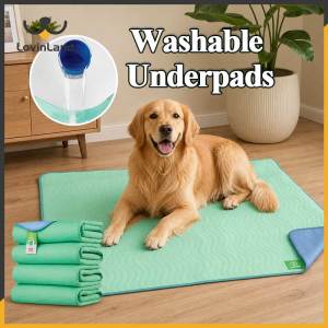 Lovinland Pet 100% chống rò rỉ Giường Thú cưng Pads nhanh khô thấm hút ẩm underpads chống trượt cho cũi & Thùng