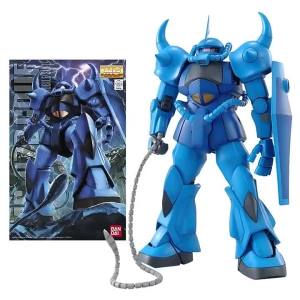 Bandai Gundam Model Kit Anime Figure MG 1/100 MS-07B Gouf 2.0 Collection Gunpla Anime Action Figures Model Toys Ornament Gifts