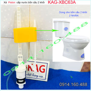 Phao cấp nước bồn cầu KAG-XBC63A lắp cho 99% xít bệt cây cấp pitton két nước dùng tốt siêu bền
