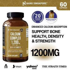 Calcium Supplement [120 tablets] Calcium Complex 1200MG with Vitamin D - Max Calcium + Vitamin D3 for Bone Health