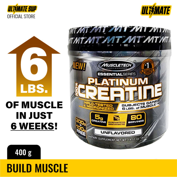 MuscleTech Platinum 100% Creatine | Ultra Pure Micronized Creatine That ...