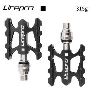 จักรยานพับ Litepro MTB จักรยานเสือหมอบน้ำหนักเบาพิเศษถอดได้ง่ายไม่ลื่นสำหรับจักรยาน Brompton Fnhon
