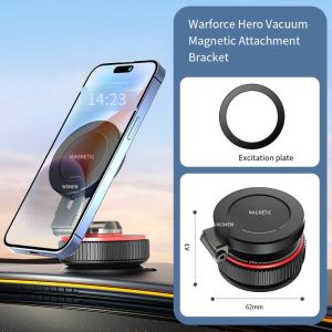 Wonew ZJ54 Car-mounted vehicle navigation vacuum magnetic suction mounting bracket suction cup for camera mounting phone holder