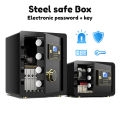 Safe Box Electronic Password Safe Steel Safe Deposit Anti-theft Alarm Safe For Home Office. 