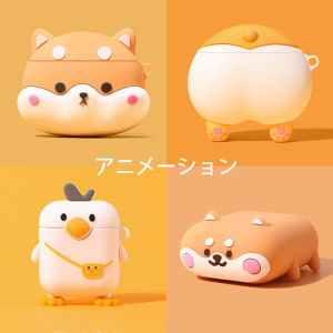 3D Cute Pet Dog Silicone Soft Airpods Case For AirPods 1 2 3 Pro inPods i7 i12 Pro Wireless Bluetooth Headphones Accessories Casing For Air Pods Earphone Charging Box Protective Cover Shockproof Shell