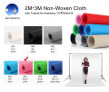 2mx3m Non-Woven Backdrop Cloth Professional Photo Studio Portrait Photography Props Backdrop Cloth with 7 colors for choosing 2x3 เมตรผ้าฉากหลังไม่ทอ มืออาชีพสตูดิโอถ่ายภาพถ่ายภาพอุปกรณ์ประกอบฉากฉากหลังผ้า มี7สีให้เลือกได้. 
