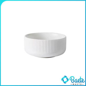 Baete White Ceramic Steak Plate Dining Serving Dish for Home Restaurant Nordic Style Tableware 1Pc