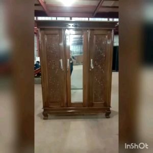 Lemari Pakaian 3 Pintu Hijab 1 Rak 2 Gantung/trinityjayafurniture