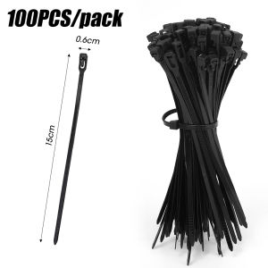 500pcs Nylon Reusable Cable Ties Releasable Self-locking Slipknot Cables Ties Organizer Binder Lock Strap Zip Ties Binder Wholesale