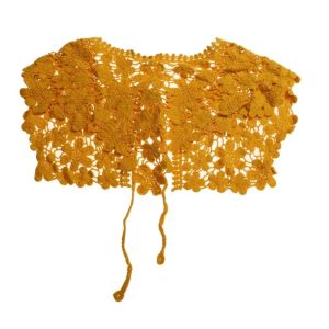FLYING Knitted Lace Fake Collar Shawl Crochet Lace Hollow Out False Collar Casual Elegant Detachable Collar for Women