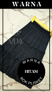 Rok Bluduru Plisket Lidi Anak Premium Model Tingkat