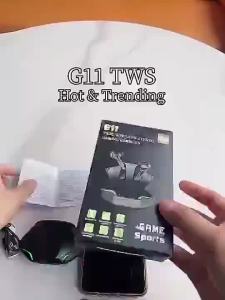 G11 Bluetooth Earphones Waterproof Wireless Earbuds Gaming Sports Headsets With Microphone