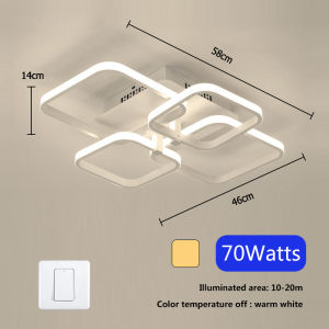 DunDun Ultra-thin LED Ceiling Light Remote Control Dimming Bedroom Study Lamp Living Room Decorative Lights Lampu Siling 遥控吸顶灯