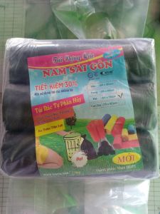 Combo 03 Túi Rác Tự Phân Hủy màu đen - 3 Cuộn/1kg