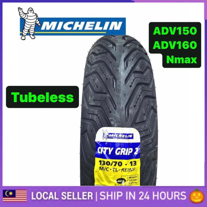 ADV150 ADV160 Nmax Michelin City Grip Scooter Tayar Tyre Size 13